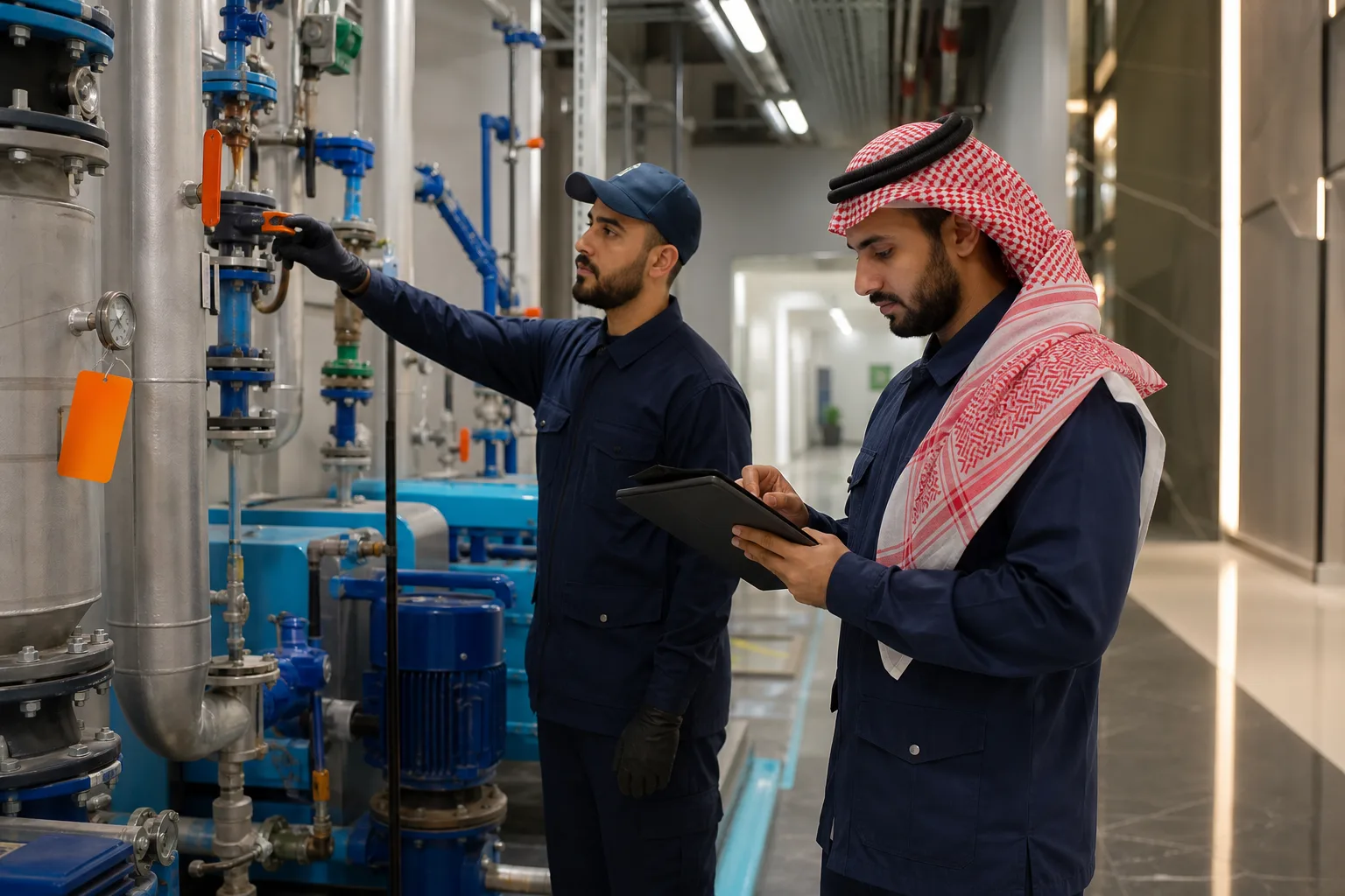 عقود صيانة السباكة للمنشآت: البنود ومؤشرات الأداء